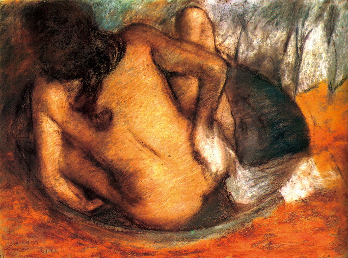  埃德加·德加 Edgar Degas—— 洗浴的裸女 (15)